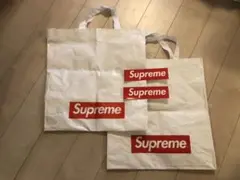 ★Supreme★ショッパー 中サイズ2枚　ステッカー2枚付き