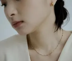 現行品完売品 ebine Sparkle Necklace サージカルステンレスのサムネイル