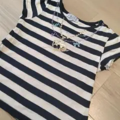 マザウェイズ　ボーダーTシャツ 女の子　120cmのサムネイル