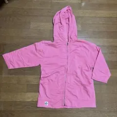 CHUMS チャムス ピンク フルジップ パーカー L 七分袖のサムネイル