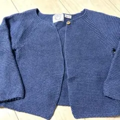 ZARA カーディガン 3-4Y 104㎝　ブルー