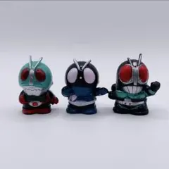 【当時物】仮面ライダー・ウルトラマンキング ソフビ人形5体 希少品のサムネイル