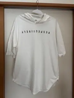 BOYS' ROOM フード付き半袖Tシャツ ホワイトのサムネイル