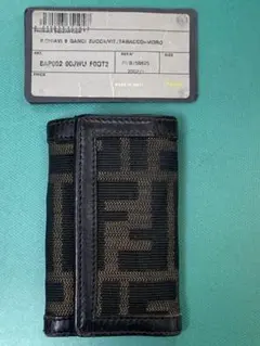 正規品 フェンディ FENDI ズッカ柄 FFロゴ キーケース ユニセックス