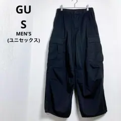 ジーユー スーパーワイドカーゴパンツ カジュアル ミリタリー ユニセックス Sのサムネイル