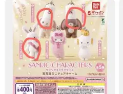 산리오 キャラクターズ 実写版ミニチュアチャーム 가챠