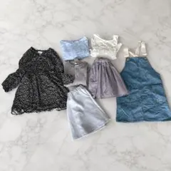 女の子　ザラ　120 ワンピース　キュロット　Tシャツ　カーディガン　セット