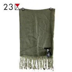 T298 【23区】新品未使用 シルク混 ストール ショール