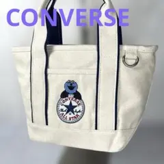 コンバース ⭐️ 未使用級 パペットスンスン トートバッグ コラボ キャンバス