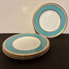 未使用】WEDGWOOD ユーランダー ターコイズ 深皿&大皿2枚ずつ - メルカリ