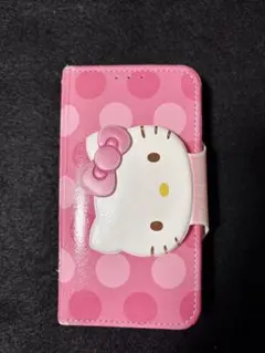 iPhone12mini 手帳型ケース　ハローキティ