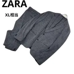 美品　ZARA 近年　メンズ ビジネススーツ セットアップ グレーのサムネイル