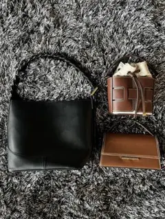 総額1.5万　H&M バッグ　セット　ショルダー　ハンド　ブラウン　ブラック