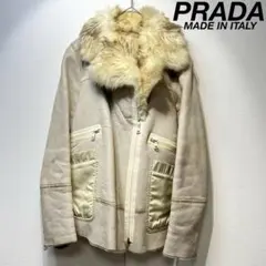 J3576 美品 エンポリオアルマーニ フーデットラムウールムートンコート