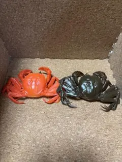 カニフィギュア　2体セット