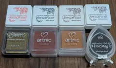 スタンプ台セット 8個