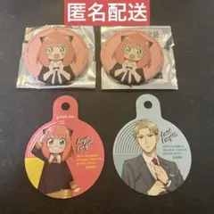 大阪万博 SPY×FAMILY 缶バッジ＆ストロータグ　4点セット