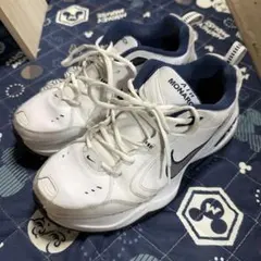 NIKE AIR MONARCH スニーカー ホワイト ネイビー