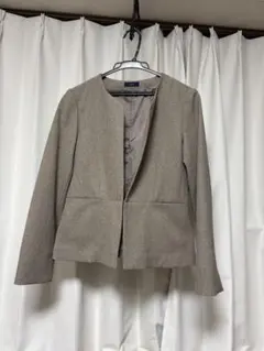 a.v.v ツイード調スーツセット　ベージュ　S