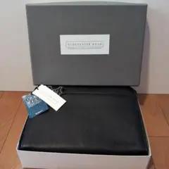 GLOUCESTER ROAD 　新品　ブラック　牛革　セカンドバッグ