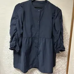 anysisブラウス　紺色　9号サイズ