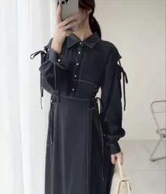 mily bilet 肩空きワンピース
