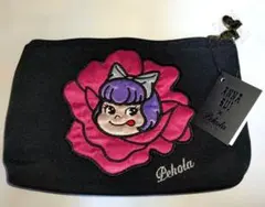 新品　ANNA SUI×Pekola　コラボ　ポーチ　バタフライチャーム　ピンク