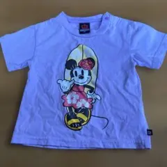 BABYDOLL ミニーマウス Tシャツ 90 紫 パープル 半袖 サーフィン
