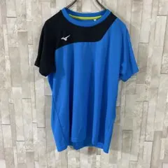 MIZUNO ミズノ スポーツシャツ Lサイズ ブルー ブラックのサムネイル