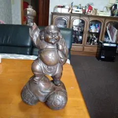 木製 福の神像 約65cm | Mercari