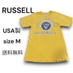 90s USA製 Russell Athletic カレッジTシャツ L相当