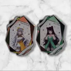 にじさんじ　7周年　特典箔押しホロクリアカード　樋口楓　戌亥とこ　2点セット