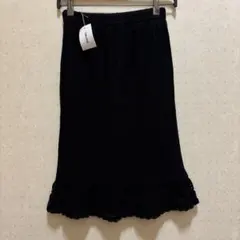 黒 ニット フレアスカート　新品タグ付き⭐️