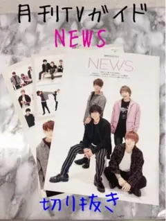 月刊TVガイド　2019.2月号 NEWS インタビュー 切り抜き