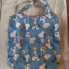 スヌーピー エコバッグ ブルー