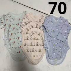 ユニクロ　ボディスーツ　スヌーピー　70