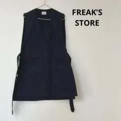 FREAK'S STORE フリークスストア　ツイルエプロンベスト　ベスト　fのサムネイル