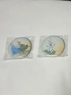 ファンタジースプリングス　缶バッジ　アナと雪の女王