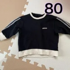 GU BABY カンタンプルオーバーサイドライン　80 ブラック