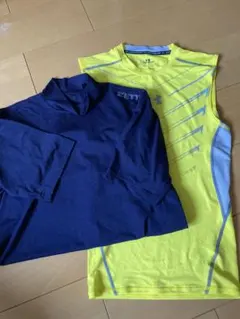 アンダーアーマー　半袖Tシャツ　ノースリーブ　 イエロー