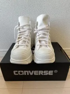 【新品・未使用】CONVERSE ALL STAR 厚底ハイカットスニーカー