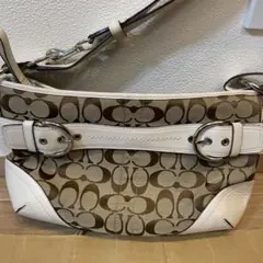 コーチ モノグラム柄 ハンドバッグ