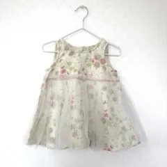 TOCCA　トッカ　チュニック　100　花柄　レース　　お出かけ　ピンク