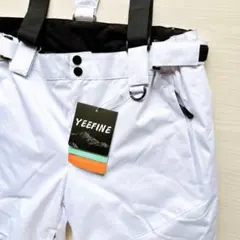スキーウェア スノーボードウェア ボトムス パンツ2XL ホワイト 男女兼用 白のサムネイル
