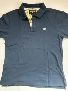 BILLABONG ビラボン ポロシャツ Lサイズ ネイビー 半袖 メンズのサムネイル