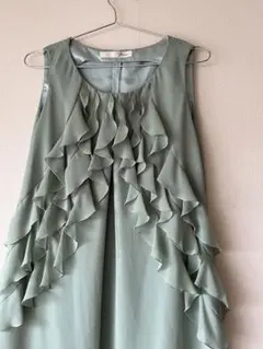 ドレス　ワンピース　薄いグリーン❣️お値下げしましのサムネイル