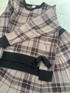 ANNA SUI mini チェック柄セットアップ　140