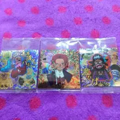 ワンピース 大海賊 シールウエハース log.14 SGR 3種