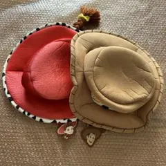 美品】ディズニー ウッディー ジェシー ハット トイストーリー レア 