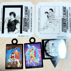 ノベルティ 非売品 シティーハンター大原画展 コラボカフェ コースター